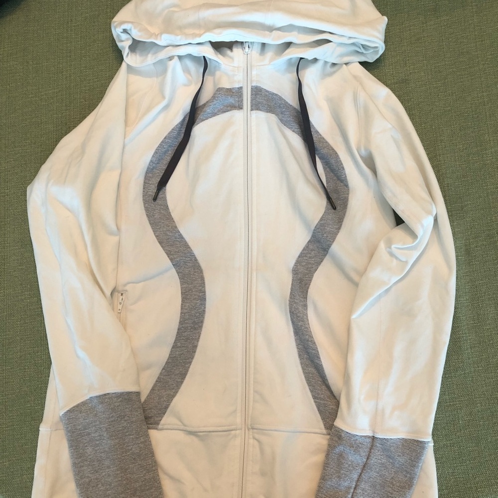 Lulu Lemon white sweatshirt. Lightly used